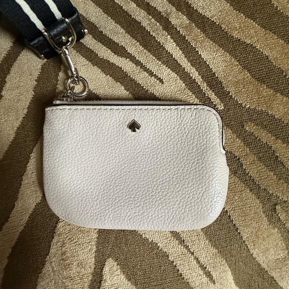 Kate Spade Black and Cream Crossbody Bag with Coin Pouch - Picture 9 of 11